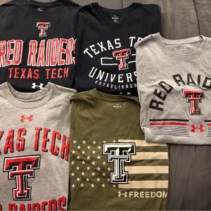 Under Armour Texas Tech Red Raiders Multi-Color Short Sleeve Tees